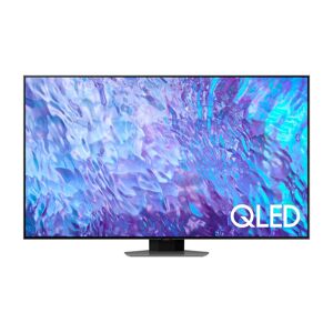 QLED-Fernseher »Samsung TV QE55Q80C ATXXN, 55 QLED-TV«, 139,7 cm/55 Zoll silberfarben Größe