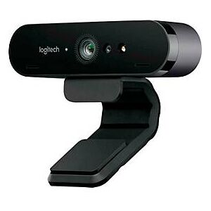 Logitech® Webkamera ConferenceCam BRIO, 4K UHD, 5x Zoom, Winkel einstellbar, Autofokus, 2 Mikrofone, Panel & Clip