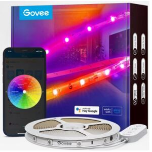 Divers Govee RGBIC Wi-Fi + Bluetooth LED Strip Lights With Protective Coating Intelligenter Leuchtstreifen Weiss Wi-Fi/Bluetooth