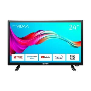 DYON Smart 24 VX 60 cm (24 Zoll) Fernseher (HD Smart TV, HD Triple Tuner (DVB-C/-S2/-T2), App Store, Prime Video, Netflix, YouTube, DAZN, Disney+)