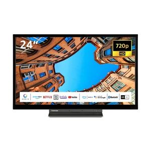 Toshiba 24WK3C63DAW 24 Zoll Fernseher / Smart TV (HD ready, HDR, Alexa Built-In, Triple-Tuner) - Inkl. 6 Monate HD+