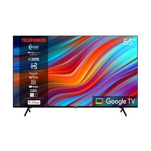 TELEFUNKEN XU55GA660S 55 Zoll Fernseher / Google Smart TV (4K Ultra HD, HDR Dolby Vision, Triple-Tuner)