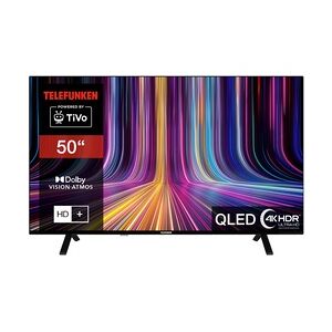 Telefunken QU50TO750S 50 Zoll QLED Fernseher / TiVo Smart TV (4K UHD, HDR Dolby Vision, Dolby Atmos, HD+)