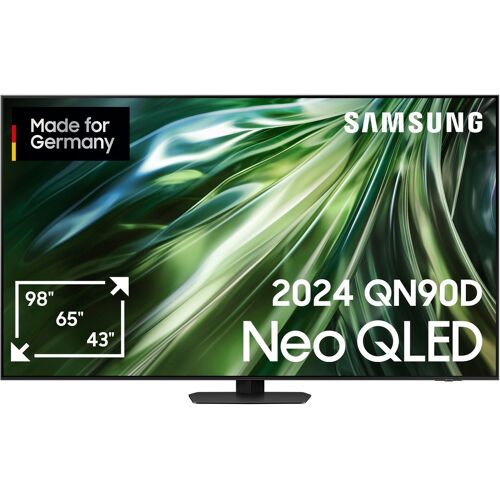 F (A bis G) SAMSUNG QLED-Fernseher "GQ65QN90DAT" Fernseher schwarz (titanschwarz) LED Fernseher