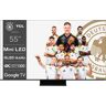 G (A bis G) TCL QLED Mini LED-Fernseher Fernseher schwarz LED Fernseher