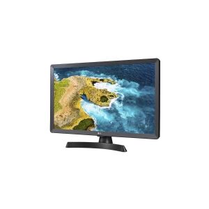 LG Electronics LG 24TQ510S-PZ - LED-skærm med TV-tuner - Smart - 23.6 - 1366 x 768 HD - 250 cd/m² - 1000:1 - 14 ms - 2xHDMI - højtalere - sort, jerngrå