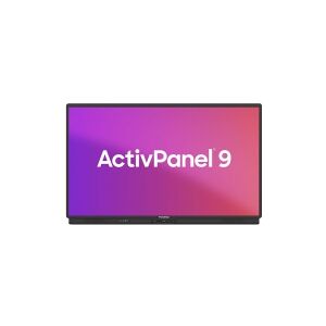 Promethean ActivPanel 9 - 86 Diagonal klasse LED-bagbelyst LCD paneldisplay - interaktiv - med indbygget interaktivt whiteboard, berøringsskærm (multi-berøring) - 4K UHD (2160p) 3840 x 2160 - Direct LED