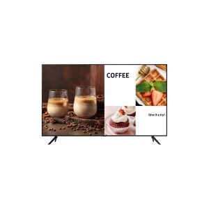 Samsung BE50C-H - 50 Diagonal klasse BEC-H Series LED-bagbelyst LCD TV - Crystal UHD - digital skiltning - Smart TV - Tizen OS - 4K UHD (2160p) 3840 x 2160 - HDR - sort