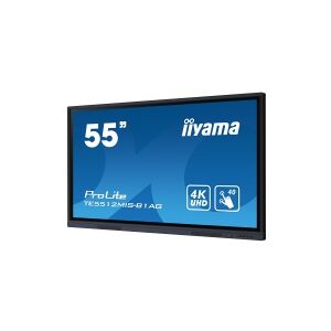 iiyama ProLite TE5512MIS-B1AG - 55 Diagonal klasse (54.6 til at se) LED-bagbelyst LCD paneldisplay - interaktiv digital skiltning - med berøringsskærm - 4K UHD (2160p) 3840 x 2160 - Direct LED - sort kant med mat finish