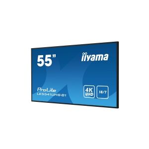 iiyama ProLite LE5541UHS-B1 - 55 Diagonal klasse (54.6 til at se) LED-bagbelyst LCD paneldisplay - digital skiltning - 4K UHD (2160p) 3840 x 2160 - sort, blank