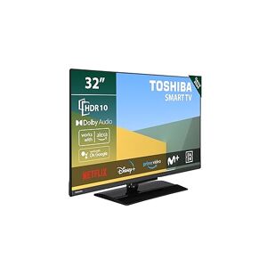 Toshiba 32W3863DA 32 HD Smart TV WiFi Negro LED TV 32W3863DA, 81,3 cm (32),  1366 x 768 Pixeles, Direct-LED, Smart TV, WiFi, Negro : :  Electrónica