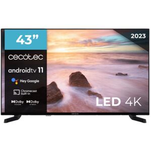 Televisor Smart TV Cecotec TV LED A3 Series ALU30075 75'' 4K UHD LED  Android 11 F negro