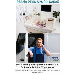 SuperParts Instalación Configuración Smart TV Peana de 65 a 75 Pulgadas