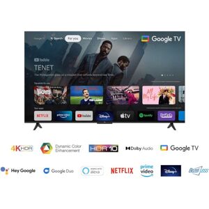 TCL 65p631 tv 65 4k hdr tv with google tv 164 dark metal f