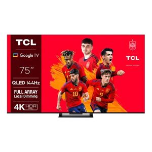 TCL 75c745 tv qled 75'' 4k ultra hd google tv hdr10+ con game master pro 2.0