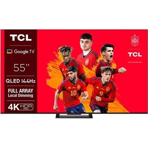 TCL 55c745 tv qled 55'' 4k ultra hd google tv hdr10+ con game master pro 2.0