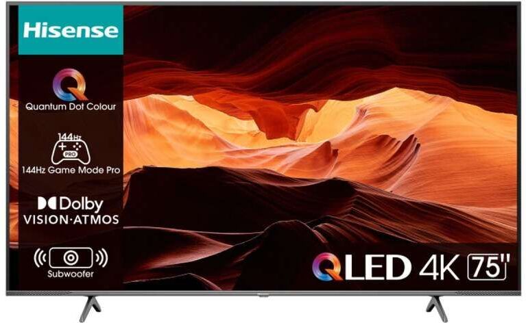 Smart TV Hisense 65E7KQ 65" 4K Ultra HD D-LED QLED