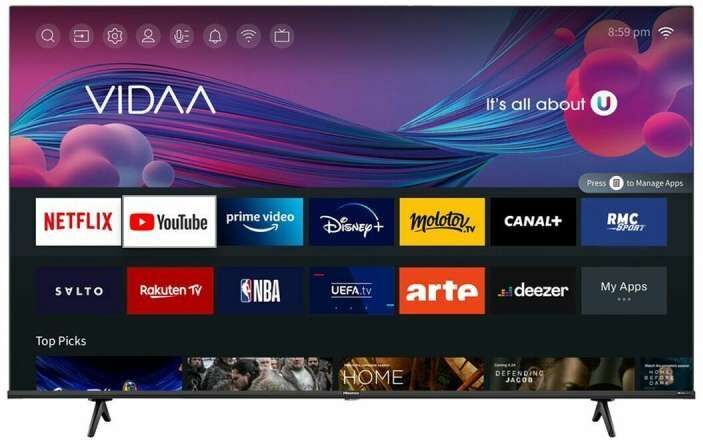 Smart TV Hisense 85A6K 4K Ultra HD 85" LED Wi-Fi