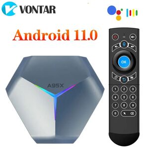 VONTAR-Boîtier Smart TV X96 Tage Amlogic S905tage, Android 11, 4 Go, 64 Go,  32 Go