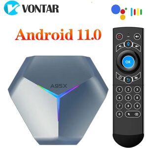 VONTAR-Boîtier Smart TV X96 Tage Amlogic S905tage, Android 11, 4 Go, 64 Go,  32 Go