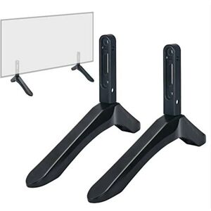 ENSOLEILLE Support de base pour meuble tv universel pour téléviseur lcd Samsung Vizio Sony de 32 à 65 pouces, ne convient pas aux téléviseurs lg, noir, support - Publicité