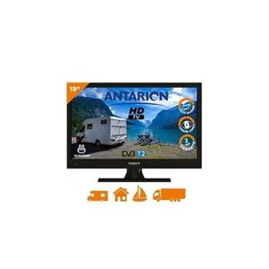 Antarion tv led 19" 48cm téléviseur hd camping car 12v port usb dvb-t2 - Publicité