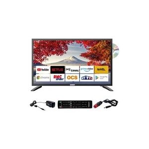 Antarion tv led 19" 48cm smart connect android 9. 0 dvd intégré camping-car - Publicité