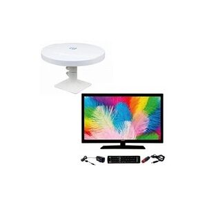 Antarion Pack tv led 22" 55cm téléviseur full hd 12v + antenne tnt omnidirectionnelle - Publicité