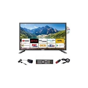 Antarion tv led 22" 55cm smart connect lecteur dvd intégré camping-car - Publicité