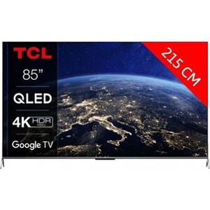 Tcl TV QLED 4K 215 cm TV 4K QLED 85C731 120Hz Google TV - Publicité