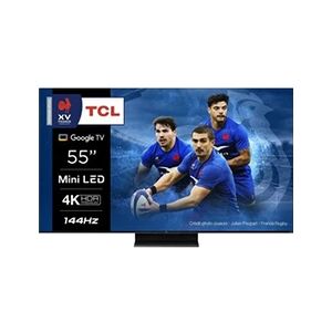 Television TV Téléviseur 4K MINI QLED 55C803 144HZ NATIF GOOGLE TV TCL - Publicité