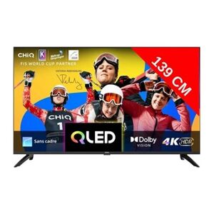CHIQ TV QLED 4K 139 cm U55QM8V Google TV, 4K, QLED - Publicité