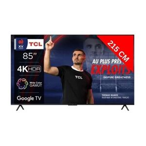 Tcl TV LED 4K 215 cm TV 4K HDR 85UHD870 Google TV - Publicité