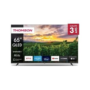 Thomson Television TV 65QA2S13 TV QLED 65 164 cm 4K UHD 3840 2160 HDR Smart TV Andr - Publicité