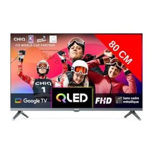 CHIQ Téléviseur QLED Full HD 80 cm L32QM8T- Google TV, QLED - Publicité