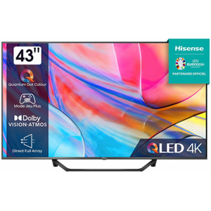 Hisense 43A7KQ QLED 109cm 4K - Publicité