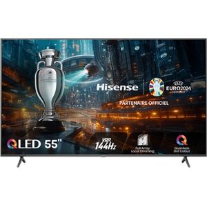 Hisense 55E7NQ Pro Qled Dolby vision & Atmos 144HZ 4K 139cm 2024 - Publicité