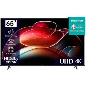 Hisense 65A6K - Publicité