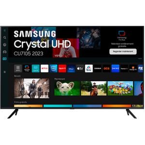 Samsung 70CU7105 Crystal 4K UHD 176 cm - Publicité