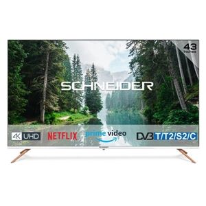 Smart TV Schneider SC-43S1FJORD 43'''' 4K-UHD Fjord Blanc - Publicité