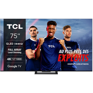 Tcl QLED 144hz 75C745 190cm - Publicité