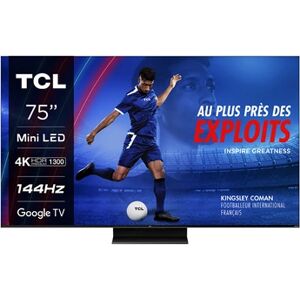 Tcl 4K QLED Mini-LED 144Hz 75C805 - Publicité