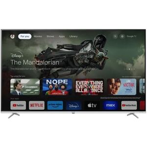 TV QLED Sharp 70GP6260E 177 cm 4K UHD Google TV Gris - Neuf - Publicité