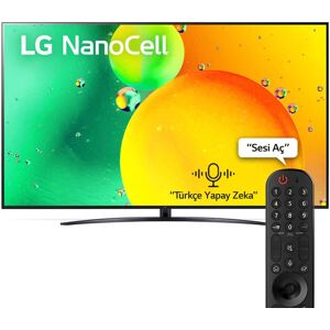 LG NanoCell 43NANO766QA TV 109,2 cm (43 ) 4K Ultra HD Smart TV Wifi Noir - Neuf - Publicité