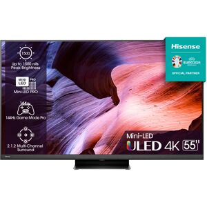 Hisense 55U8KQ TV 139,7 cm (55 ) 4K Ultra HD Wifi Noir, Gris - Neuf - Publicité