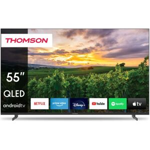 Thomson 55  (139cm) Qled 4k Uhd Smart Android TV - Neuf - Publicité