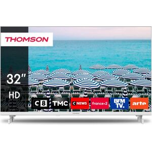 Thomson 32  (81 Cm) Blanc Led Hd Easy TV - Neuf - Publicité