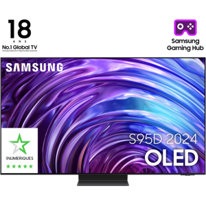 Samsung TV AI OLED 65 S95D 2024, 4K, OLED sans reflet