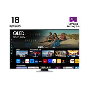 Samsung TV AI QLED 75" Q80D 2024, 4K - Publicité