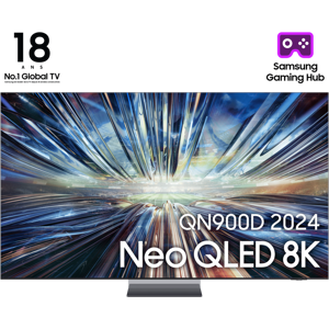 Samsung TV AI Neo QLED 75 QN900D 2024, 8K, ecran Infinity